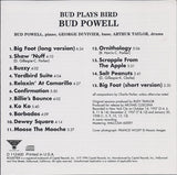 Bud Powell : Bud Plays Bird (CD, Album, Club)