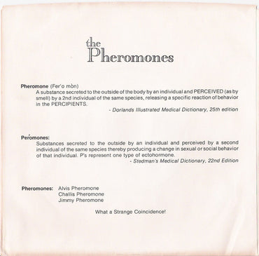 The Pheromones : Feminine Deodorant Spray Makes Me Sneeze (7", Single)