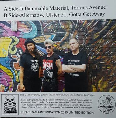 XSLF : Inflammable Material EP (7", EP, Ltd)