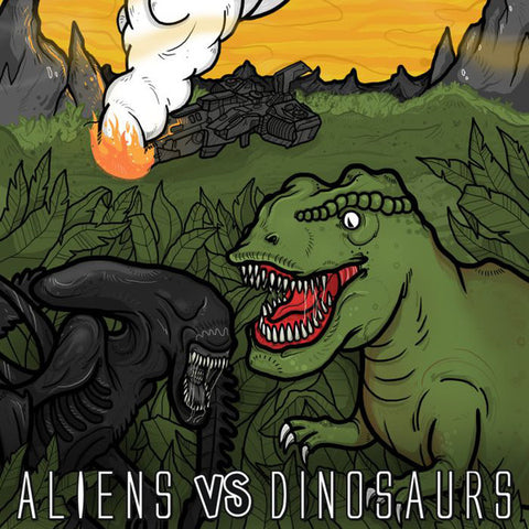 Hulduefni / i AM esper / Paleozoic / Satanath : Aliens VS Dinosaurs (2xCD, Ltd)