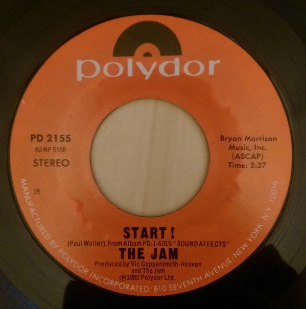 The Jam : Start! (7", Single)