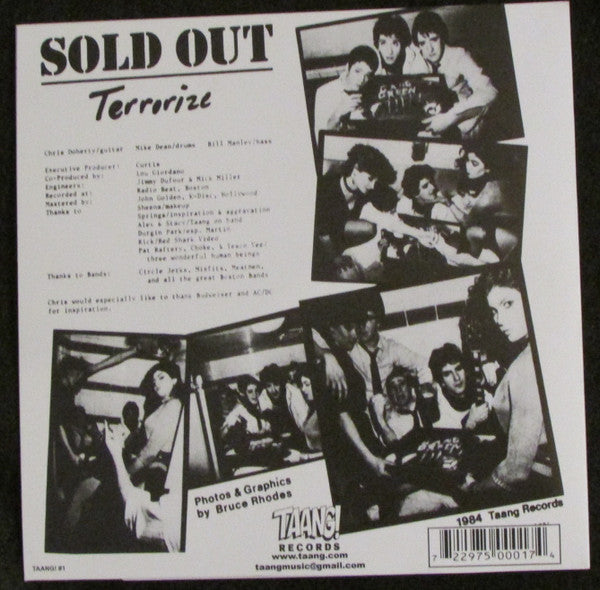 Gang Green : Sold Out - Terrorize (7", Single, RE)