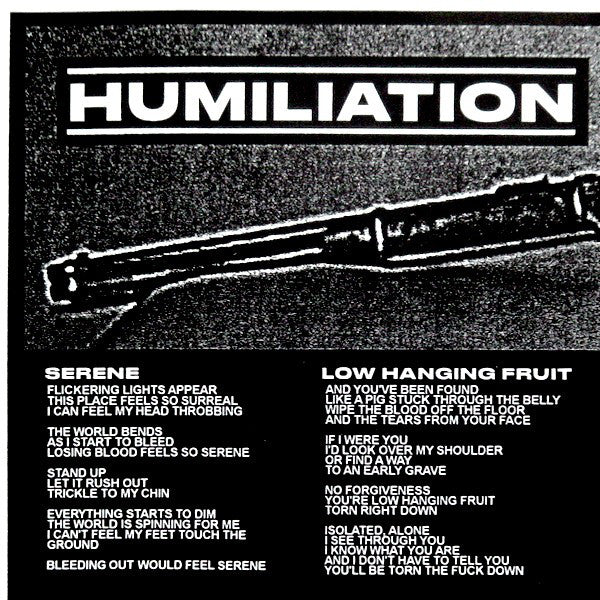 Humiliation (3) : 4 Track E.P. (7", EP)