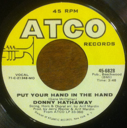 Donny Hathaway : Put Your Hand In The Hand (7", Single, MO)