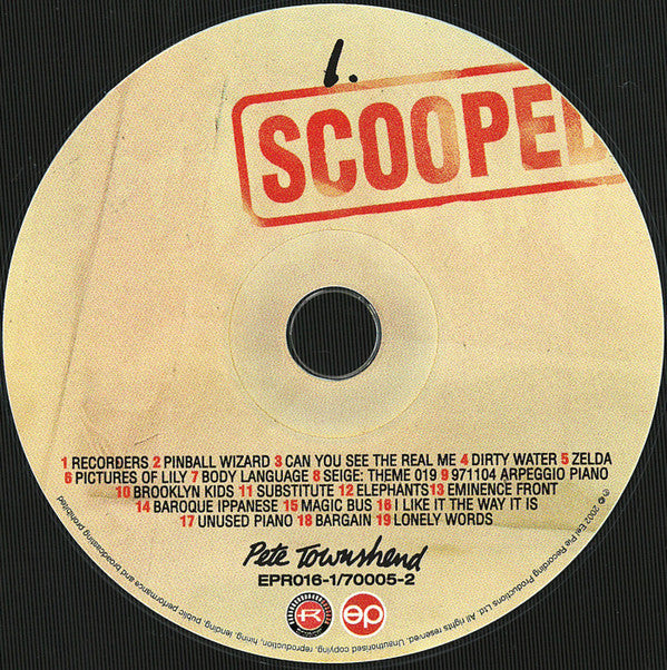 Pete Townshend : Scooped (2xCD, Comp, Enh)