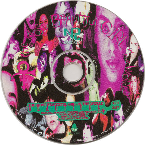 The Artist (Formerly Known As Prince) : The Most Beautiful Girl In The World (CD, Single)