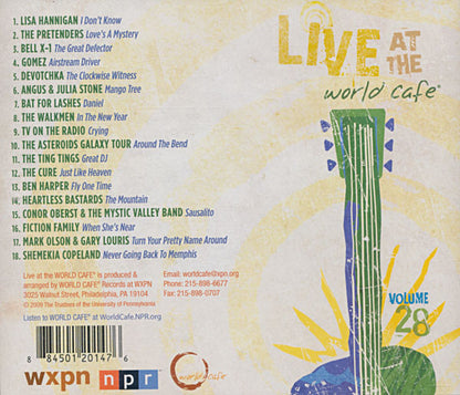 Various : Live At The World Cafe Volume 28 (CD, Comp)