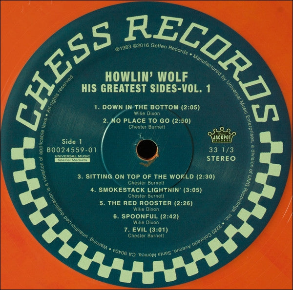 Howlin' Wolf : His Greatest Sides, Volume One (LP, Comp, Ltd, RE, Ora)