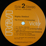 The Friends Of Distinction : Highly Distinct (LP, Album, Roc)