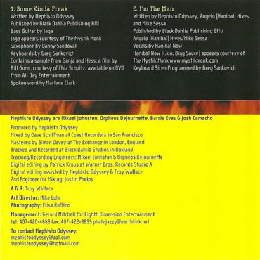 Mephisto Odyssey : The Deep Red Connection (CD, Album)