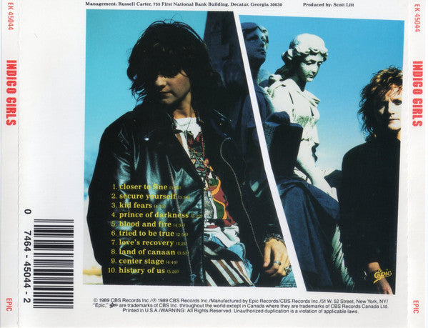 Indigo Girls : Indigo Girls (CD, Album)