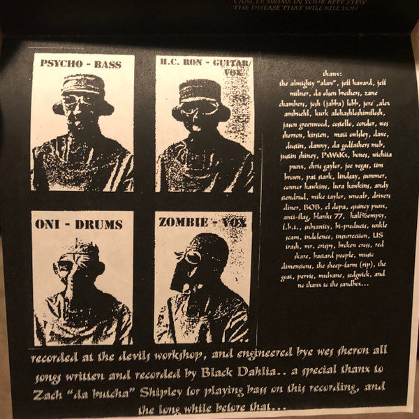 Black Dahlia (3) : Black Dahlia (7", Num, Red)