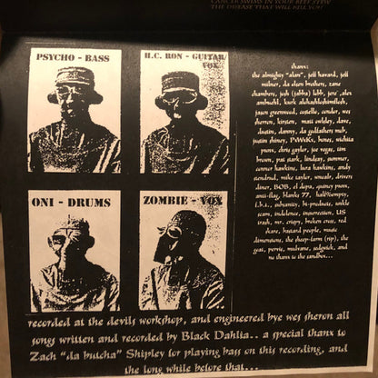 Black Dahlia (3) : Black Dahlia (7", Num, Red)