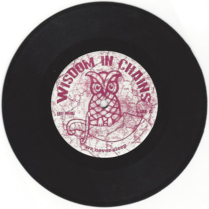 Wisdom in Chains : We Never Sleep (7", Ltd, RP)