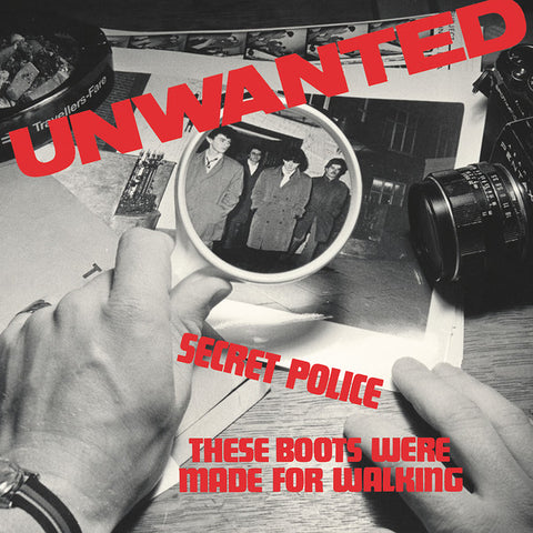 The Unwanted : Secret Police (7", Single, Ltd, RE, Lig)