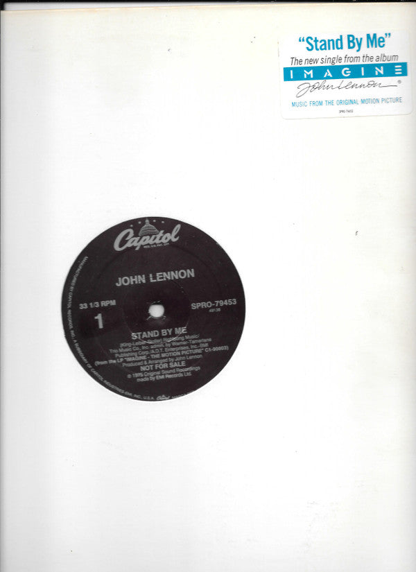 John Lennon : Stand By Me (12", Single, Promo)