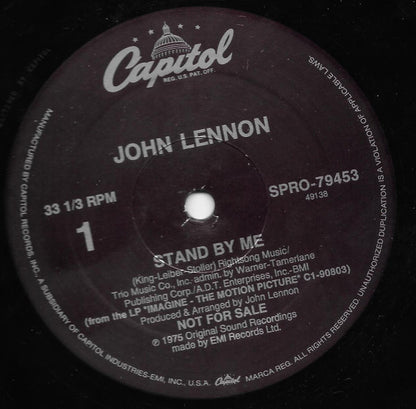 John Lennon : Stand By Me (12", Single, Promo)