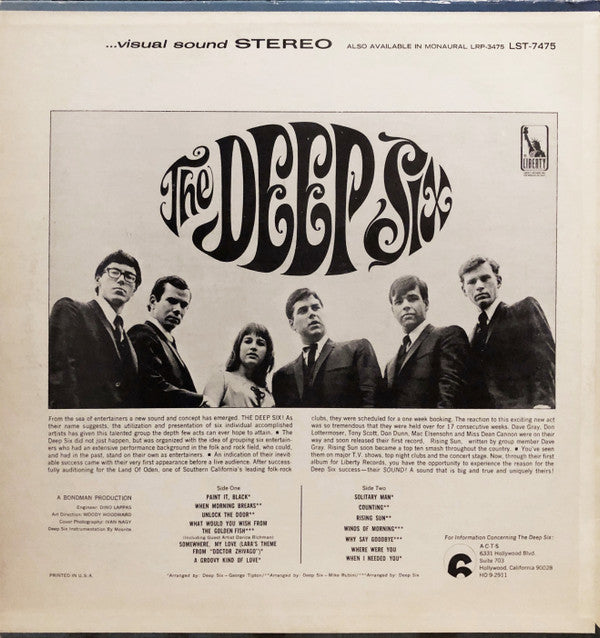 The Deep Six : The Deep Six (LP, Album)