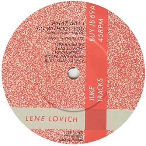 Lene Lovich : What Will I Do Without You (7", Single, Promo)