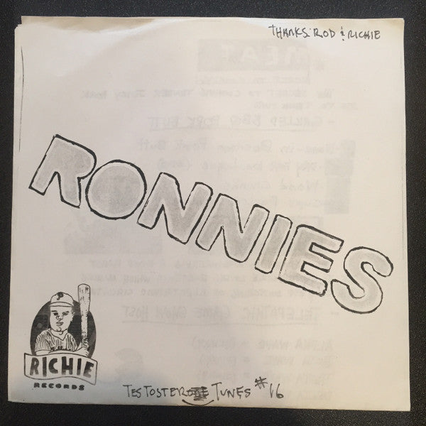 FNU Ronnies : Meat (7", Single, Whi)