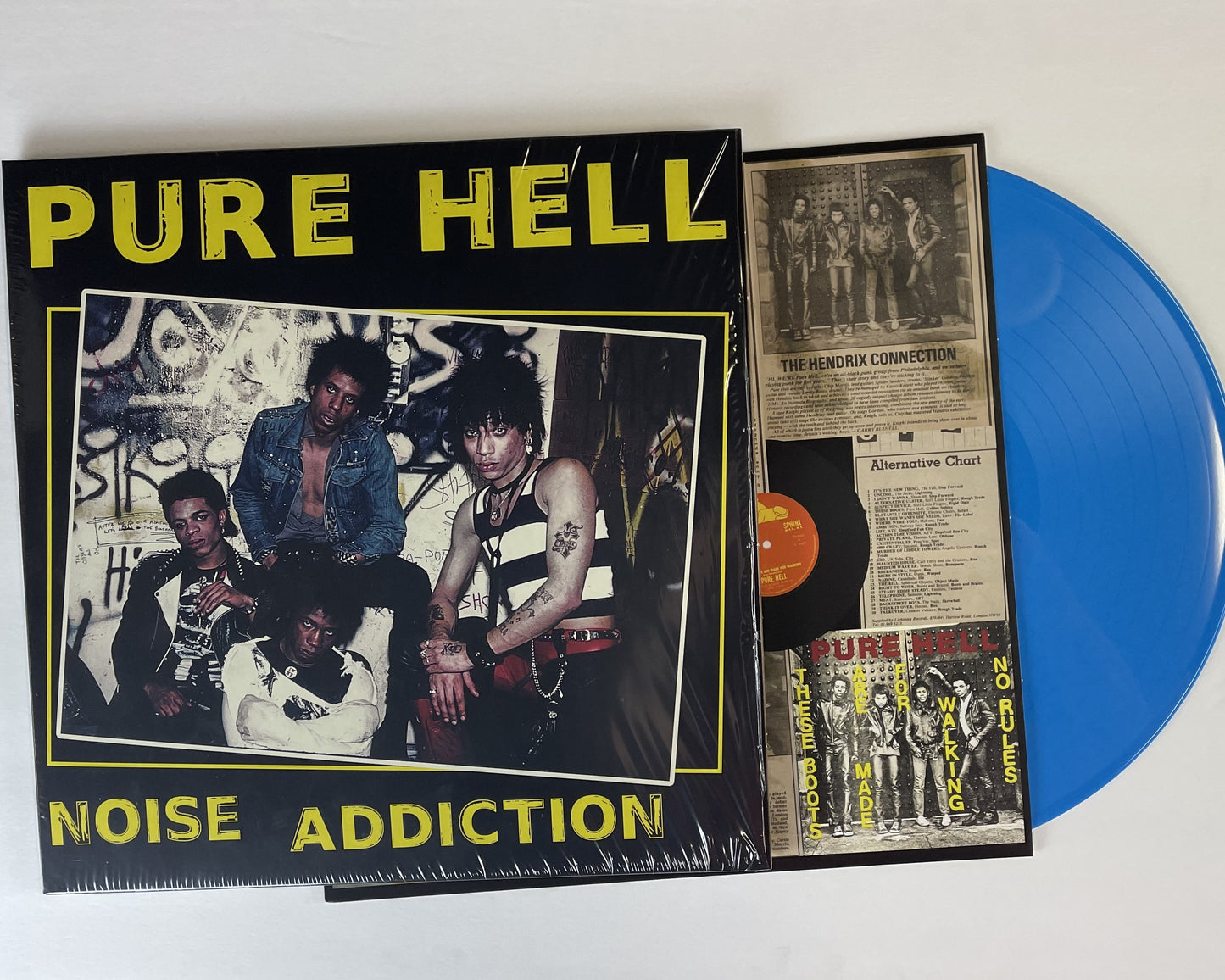 Pure Hell - Noise Addiction (LP, Album, RE Blue) (NM or M-)