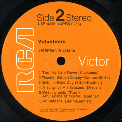 Jefferson Airplane - Volunteers (LP, Album, Ind) (VG)