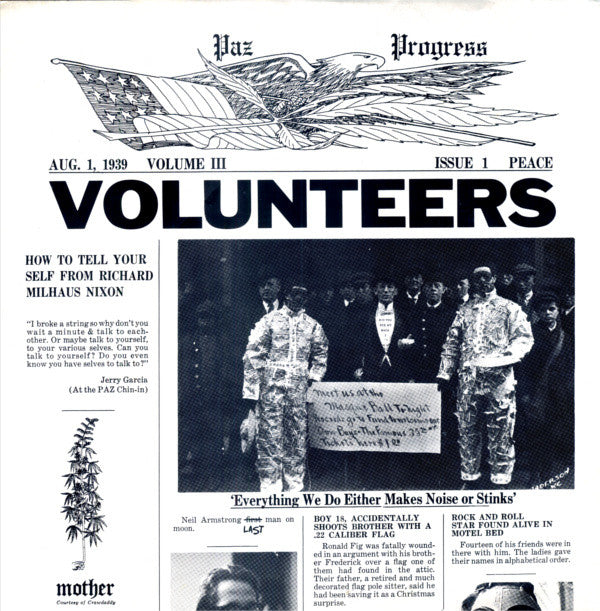 Jefferson Airplane - Volunteers (LP, Album, Ind) (VG)