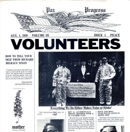 Jefferson Airplane - Volunteers (LP, Album, Ind) (VG)
