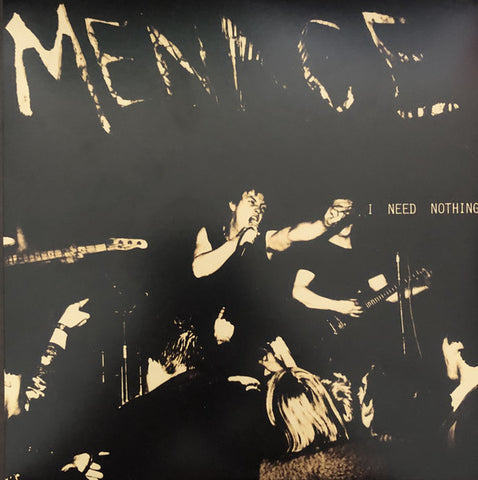 Menace (7) - I Need Nothing (7", EP, RE) (NM or M-)