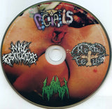 Pigtails / Anal Fistfuckers / Rektal Fetus / Gonorrea - Split (CD) (NM or M-)