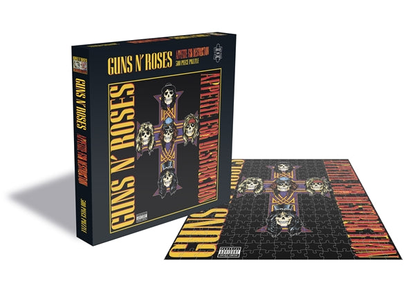 Guns N' Roses "Appetite For Destruction" Rock Saws 500 Piece Jigsaw Puzzle