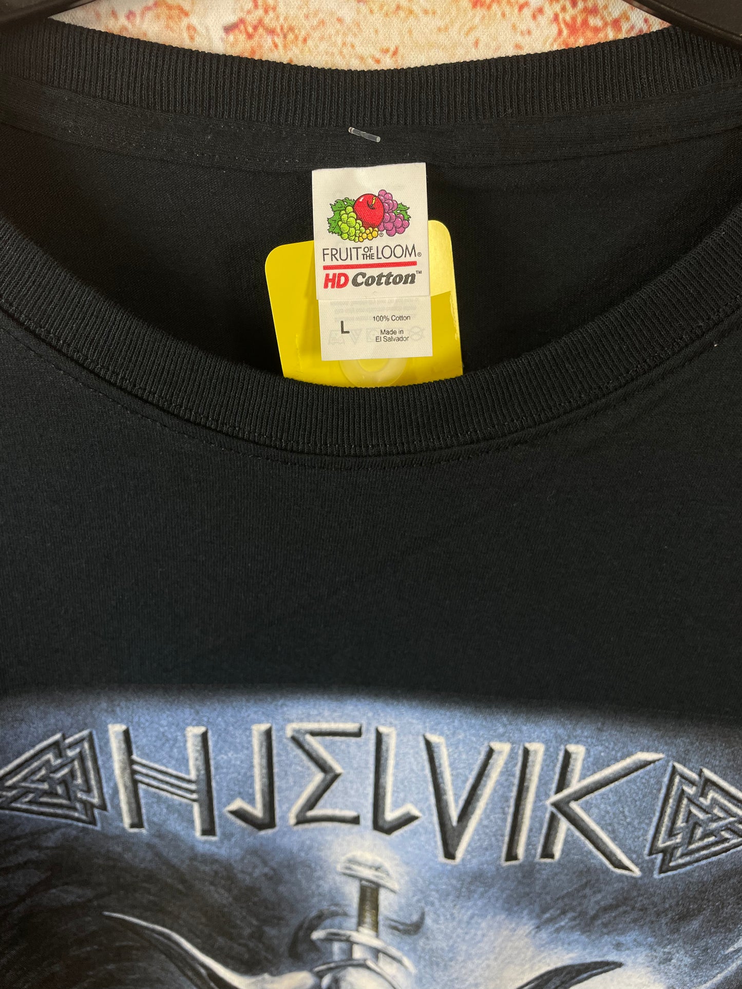 Hjelvik, used band shirt (L)