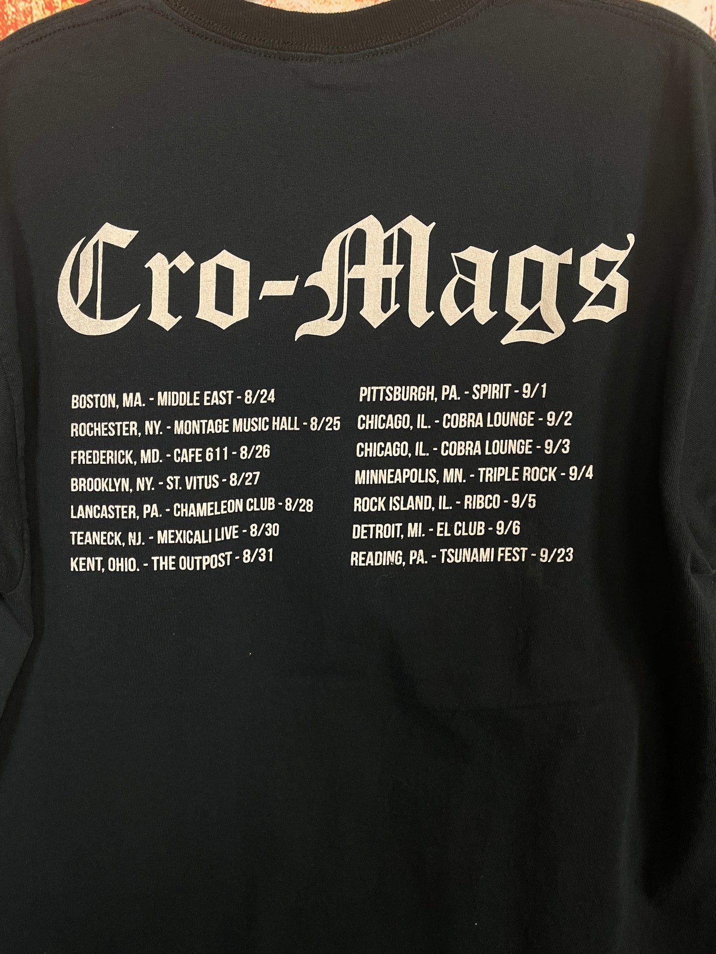 Cro-Mags, used band shirt (L)