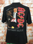 AC/DC "If You Want Blood", vintage band shirt (XL)