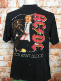 AC/DC "If You Want Blood", vintage band shirt (XL)