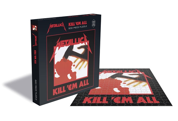 Metallica "Kill 'Em All" Rock Saws 500 Piece Jigsaw Puzzle