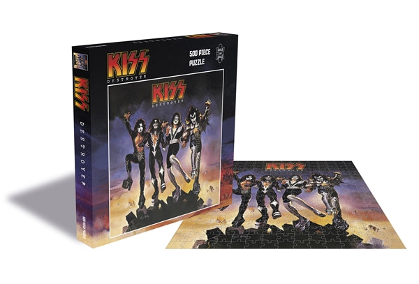 Kiss "Destroyer" Rock Saws 500 Piece Jigsaw Puzzle